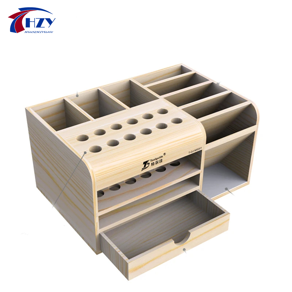 Electronics Repair Center - Toolguide Scatola di immagazzinaggio in legno