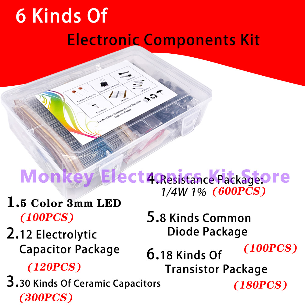 6 tipi di componenti kit resis - Electronics Repair Center recensione e prezzo