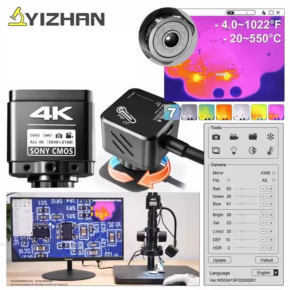 Termocamera YIZHAN 256*192 Pix - Electronics Repair Tool recensione e prezzo